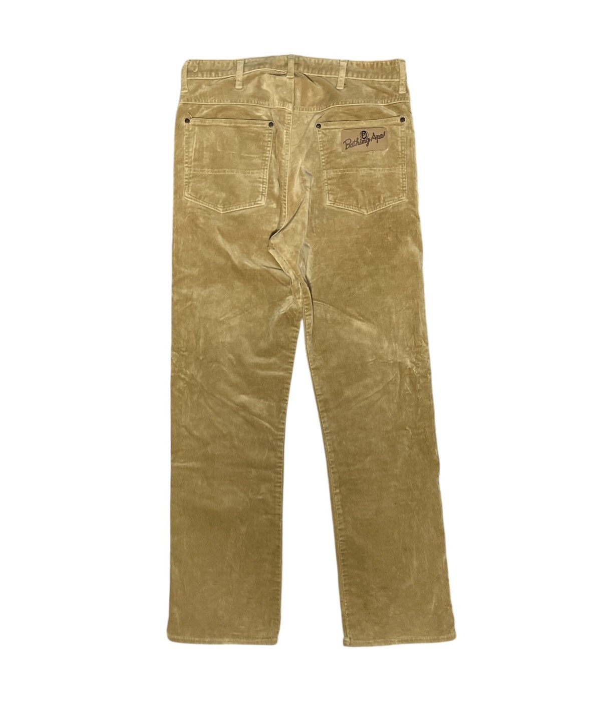 Bape Vintage Bape Velour Trousers Pants Size US 32 / EU 48 - 1 Thumbnail