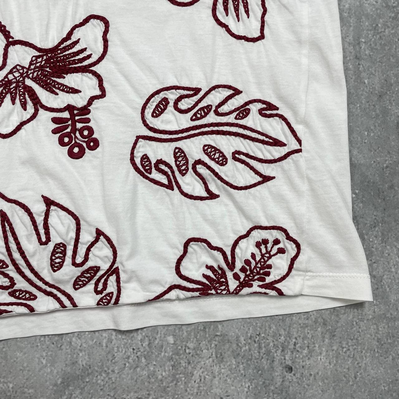 Designer × Prada Prada Milano Embroidered Floral Print T Shirt Women’s Size S Size S / US 4 / IT 40 - 9 Thumbnail
