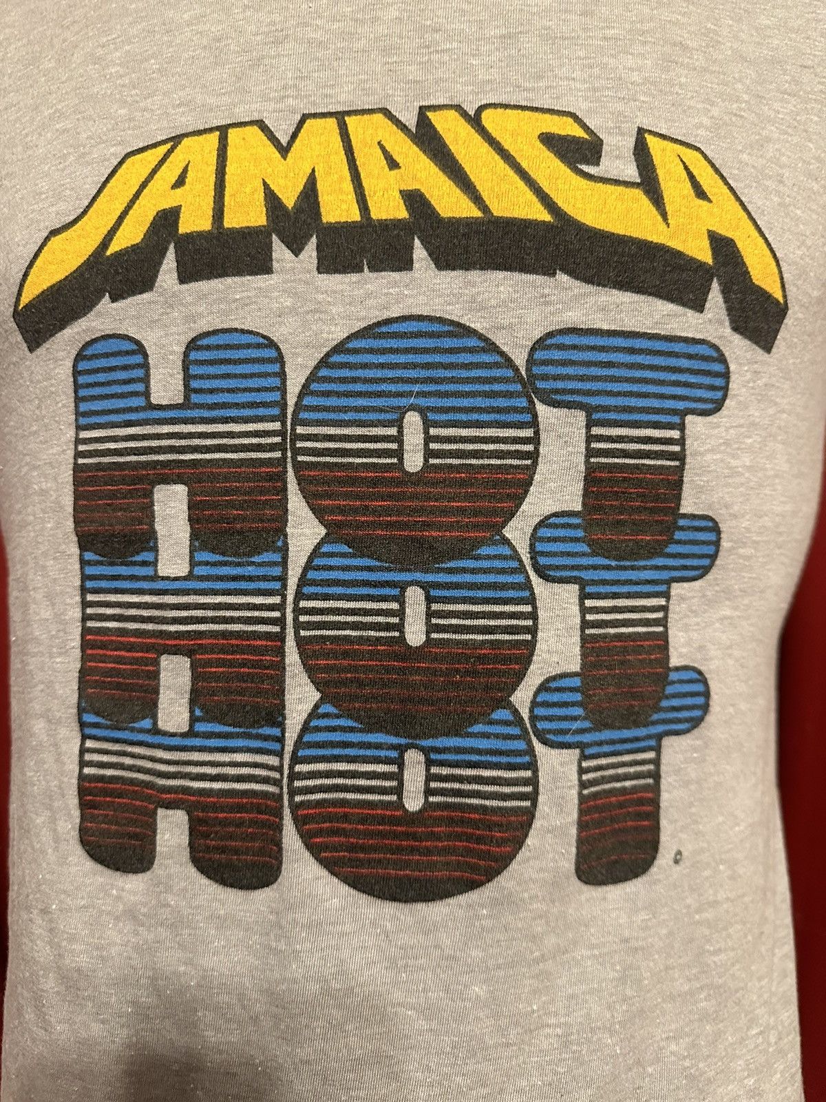 Vintage Vintage Jamaica Hot Hot Hot Tank Top 80’s Striped Spell Out Size US L / EU 52-54 / 3 - 2 Thumbnail