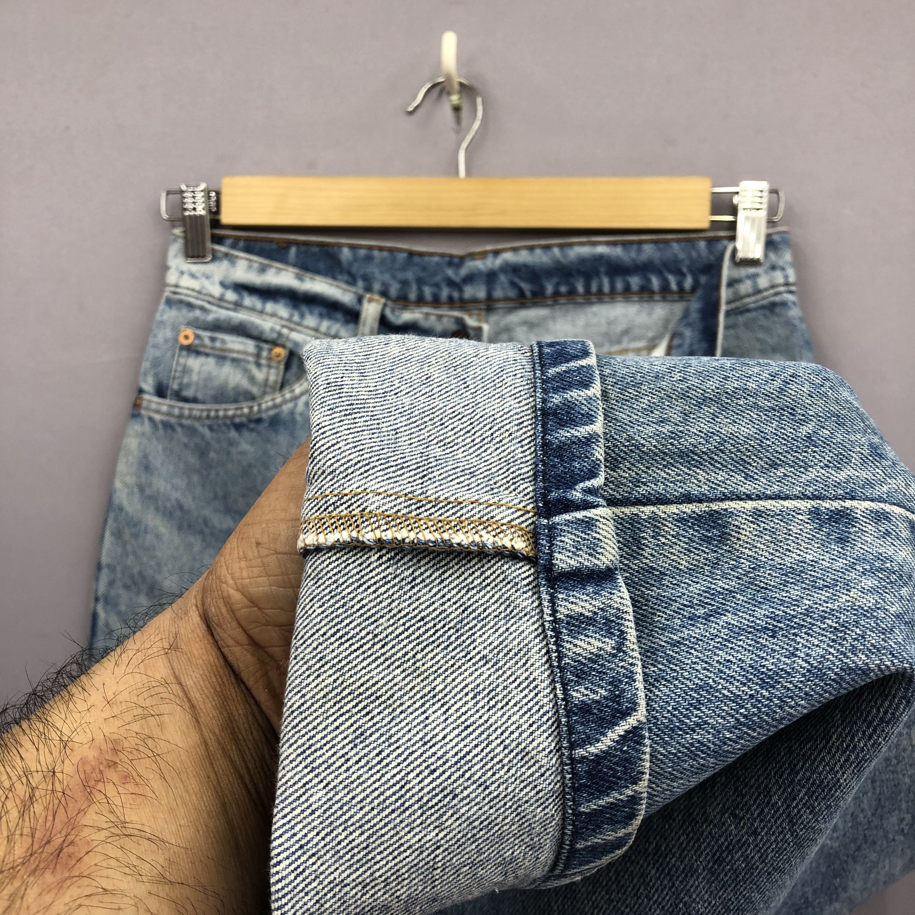 Levi's Vintage 90s Levis 505 Stone Wash Jeans Levi's Faded Denim Size US 30 / EU 46 - 10 Thumbnail