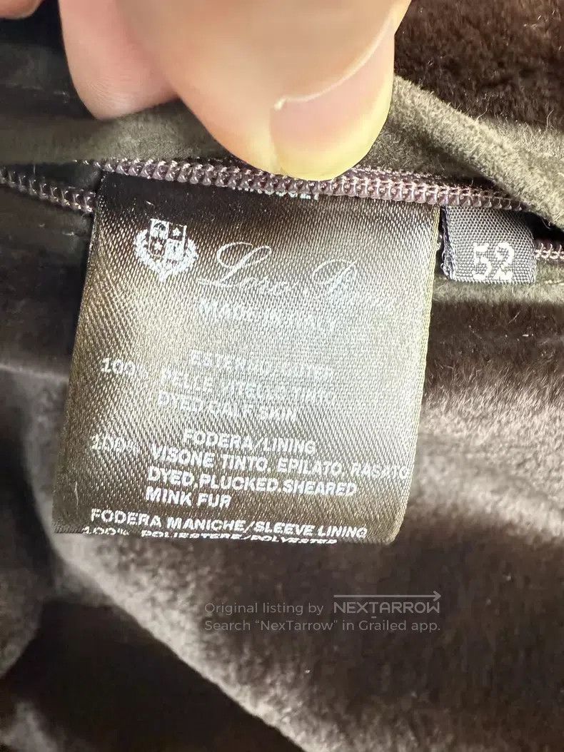 Loro Piana Loro Piana Suede Lamb Fur Fur Jacket, Cowhide Shell, Water Size US L / EU 52-54 / 3 - 8 Thumbnail