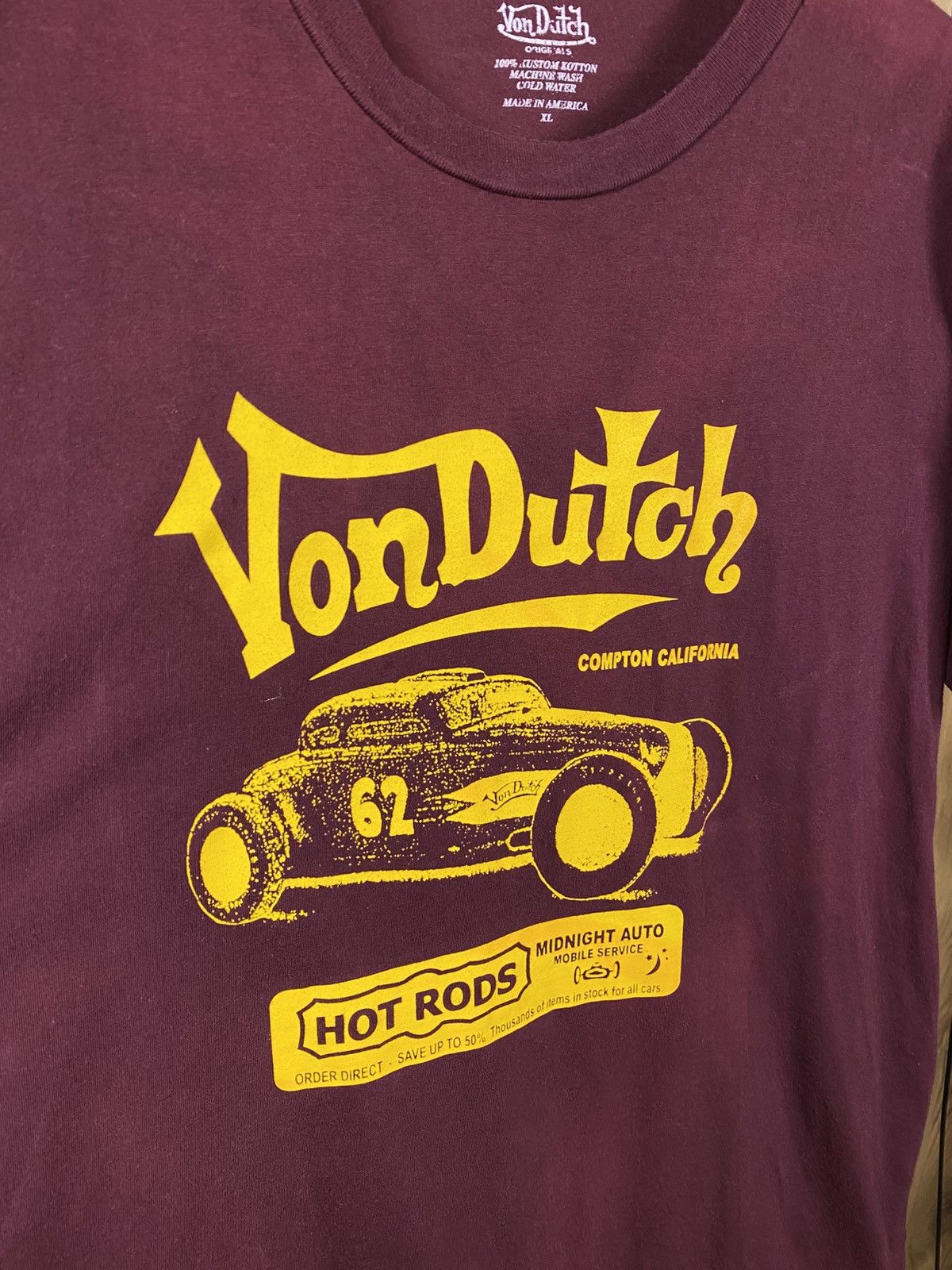 Von Dutch 🚘T-Shirt Von Dutch Hot Rods Car Compton California Tee🚘 Size US XL / EU 56 / 4 - 6 Thumbnail