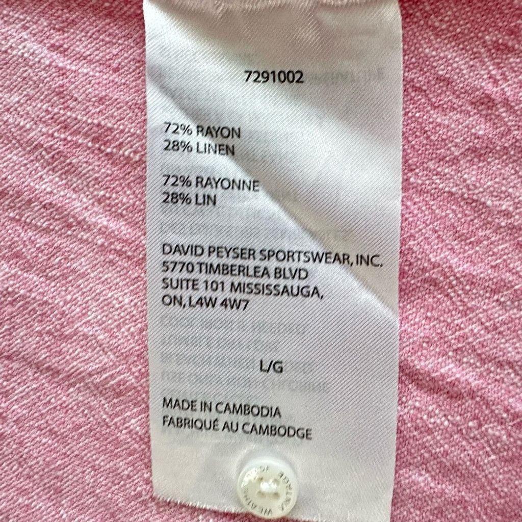 Weatherproof Weatherproof Linen Pink Shirt Size Large Button Down Shirt Size L / US 10 / IT 46 - 8 Thumbnail