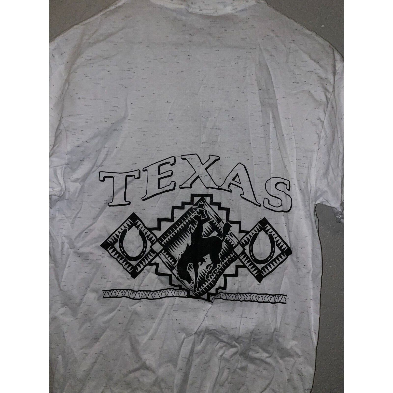 Vintage Vintage Texas Shirt Where The West Begins Cowboy Tee 90s Size US M / EU 48-50 / 2 - 9 Thumbnail