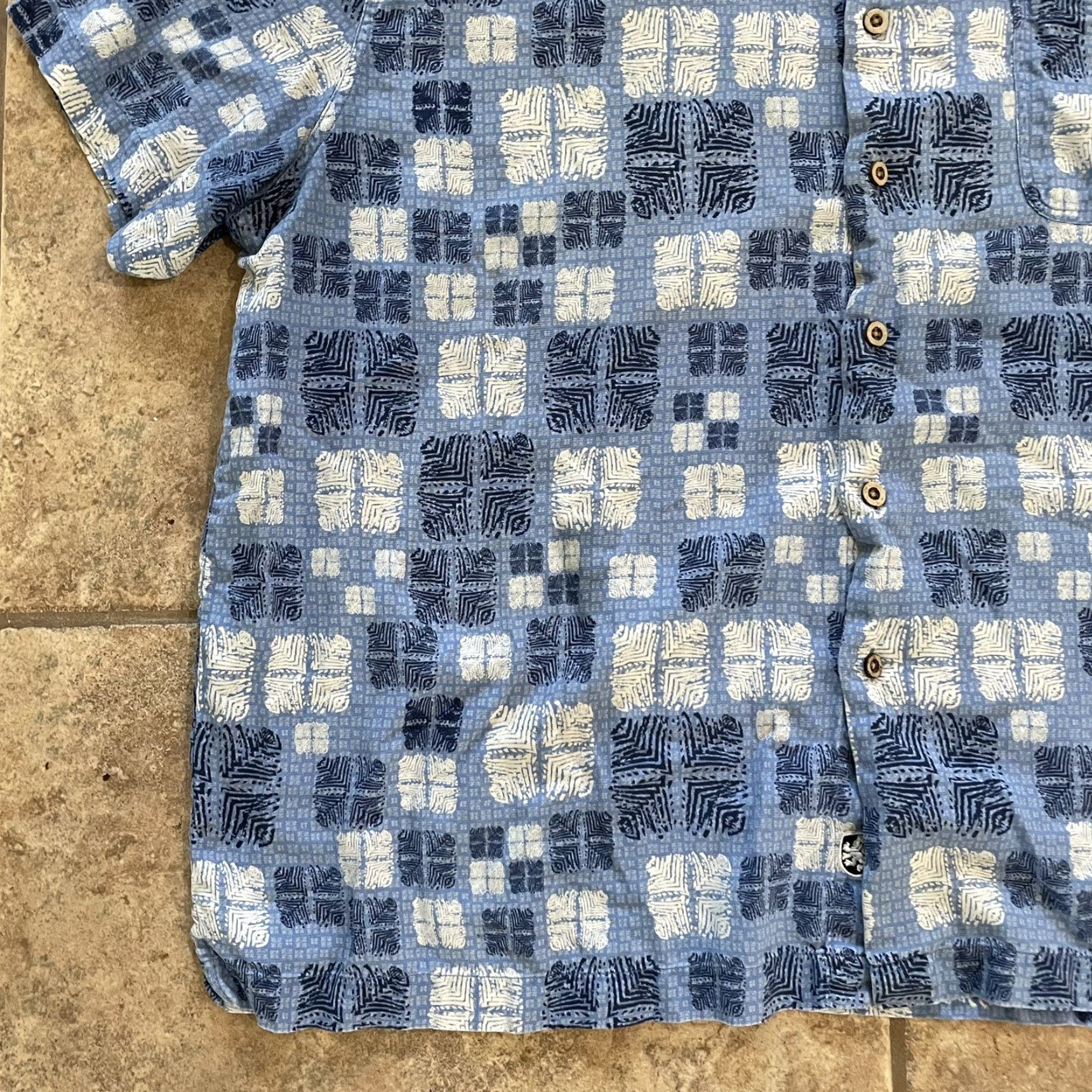 Nat Nast VINTAGE Nat Nast luxury originals silk blend blue button-down Hawaiian shirt Mens XXL Size US XXL / EU 58 / 5 - 3 Thumbnail