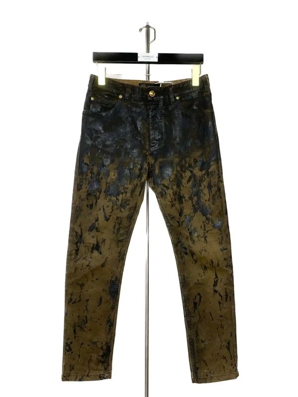 Versace Versace Colorblock Cotton Casual Pants for Men 0089 Size US 26 / EU 42 - 1 Thumbnail