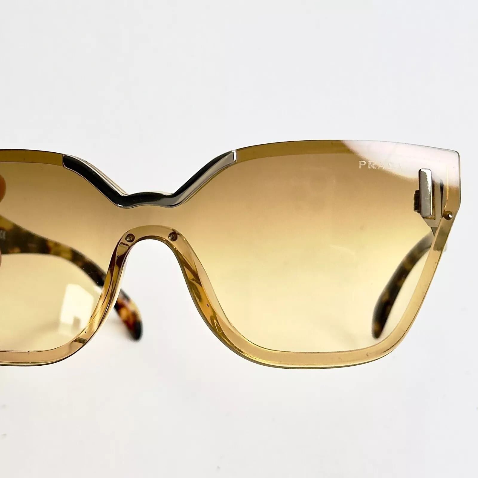 Prada PRADA 16T HIDE PR16TS Yellow Fashion Sunglasses 16TS Size ONE SIZE - 7 Thumbnail