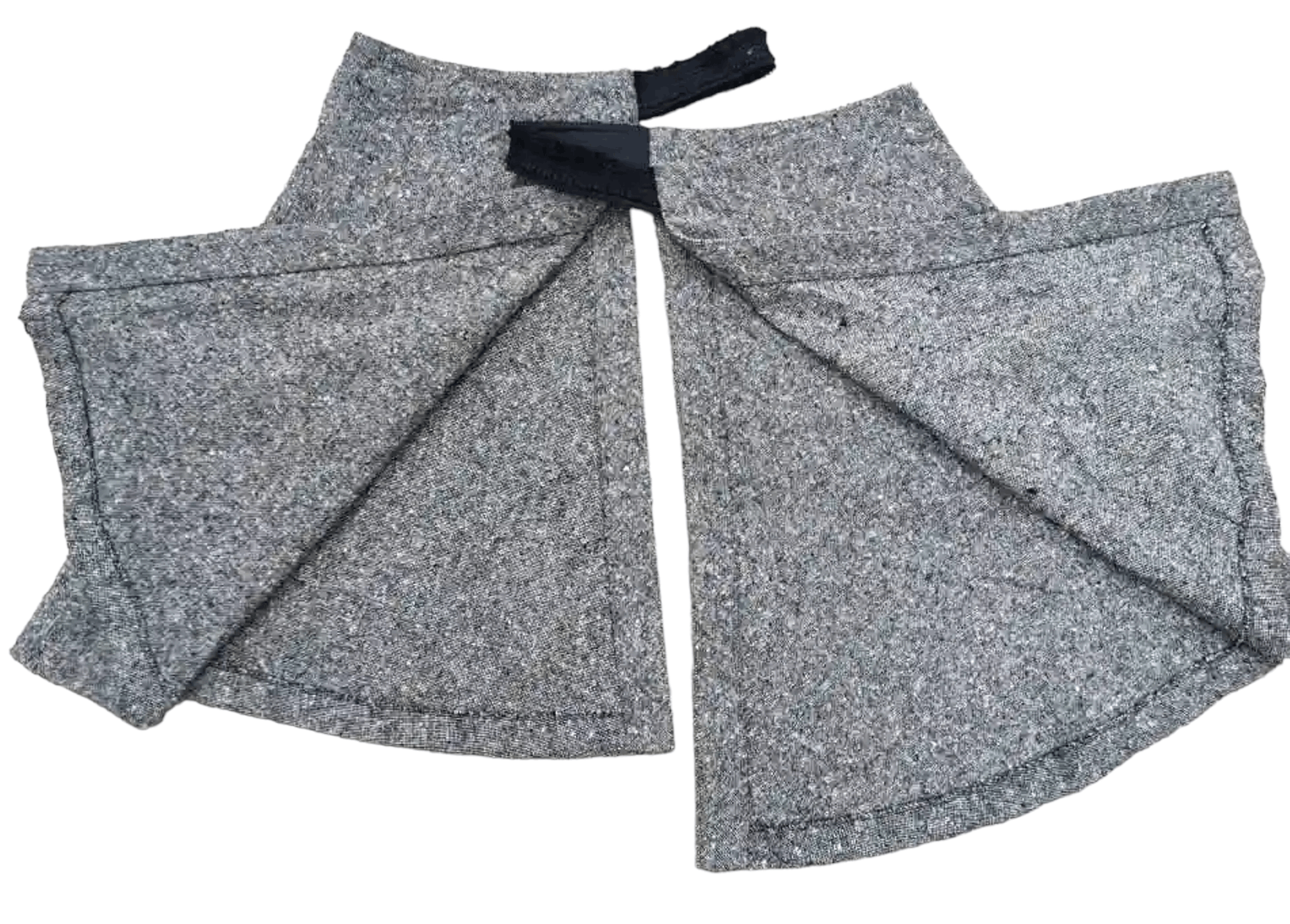 image of Cdg Cdg Cdg x Comme Des Garcons Wool Split Skirt in Grey, Women's (Size 30)