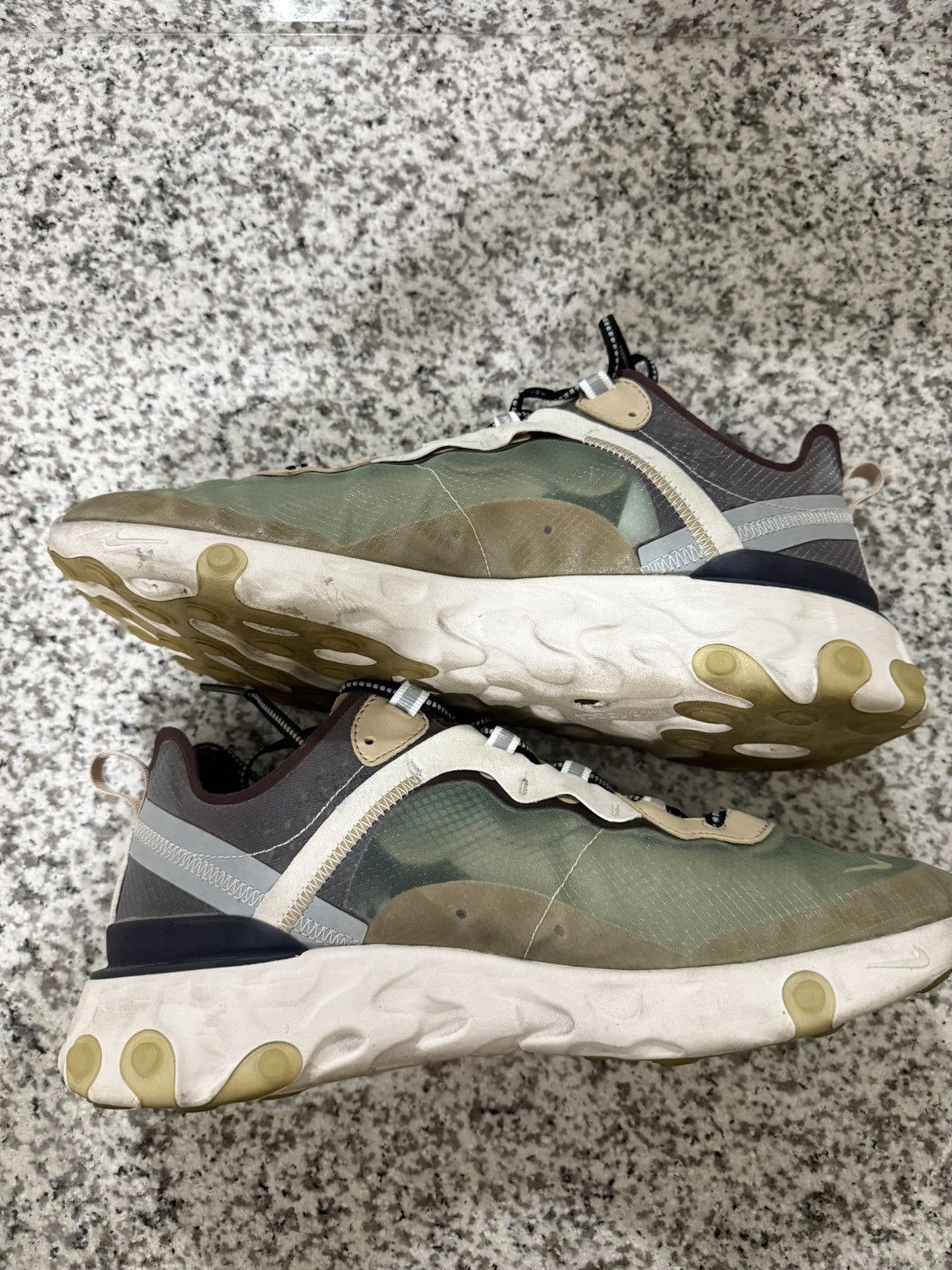 Nike × Undercover Nike x Undercover React “Mist Green” Size US 10.5 / EU 43-44 - 3 Thumbnail