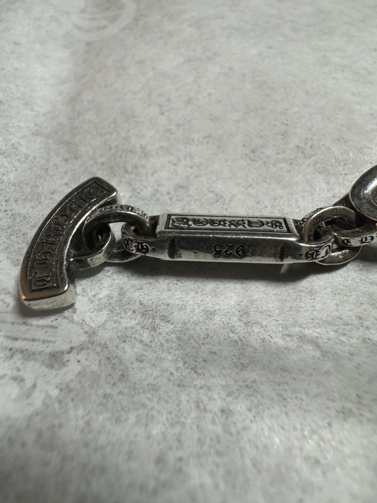 Chrome Hearts Chrome Hearts Paper Chain Bracelet Large Links Size ONE SIZE - 4 Thumbnail