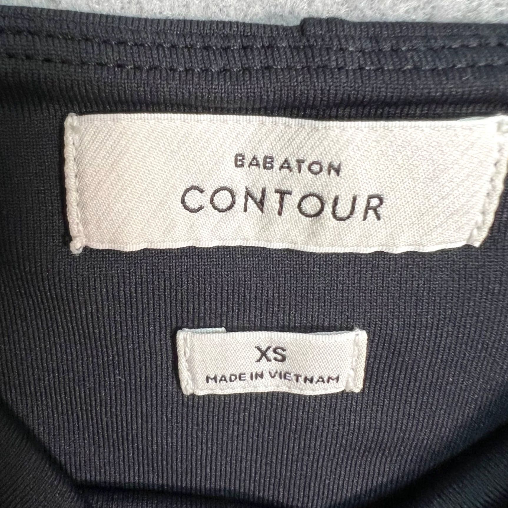 Vintage Babaton Contour Top Womens Cropped Long Sleeve Knit Black XS Size XS / US 0-2 / IT 36-38 - 3 Thumbnail