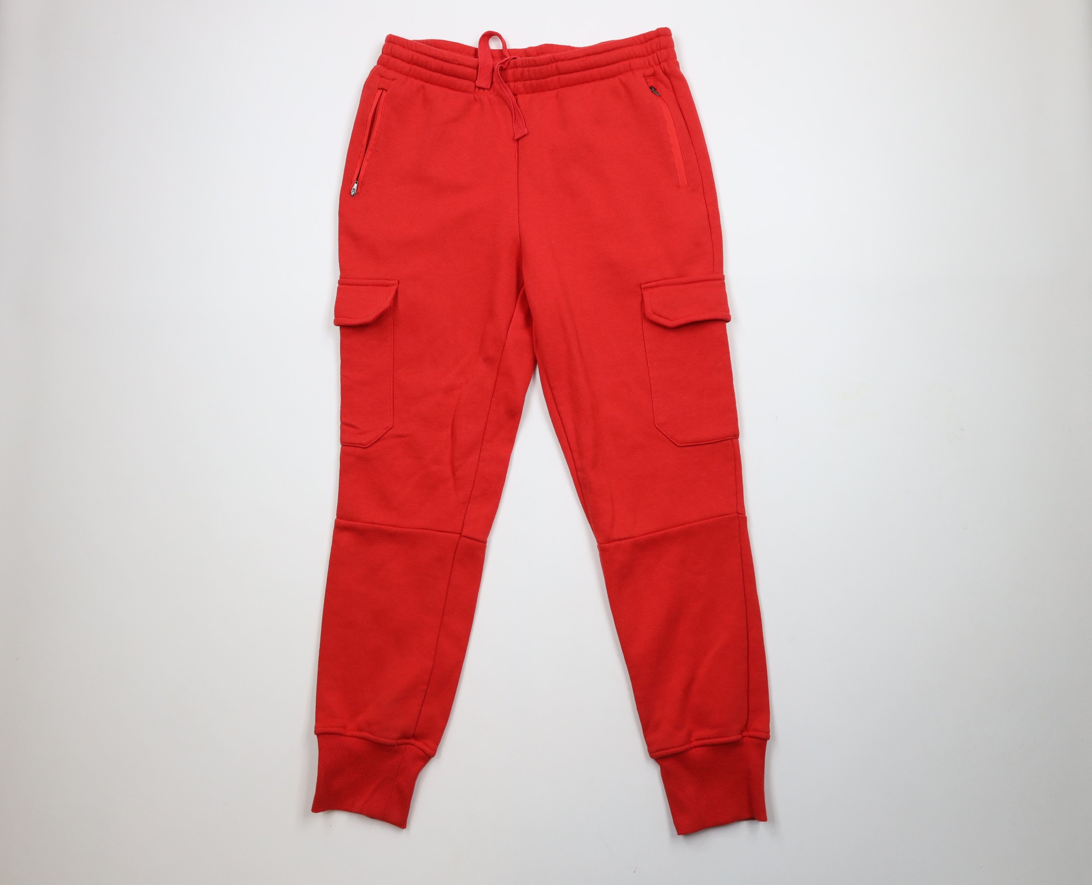 Vintage Vintage 90s Y2K Streetwear Cuffed Cargo Sweatpants Joggers Size US 34 / EU 50 - 1 Thumbnail