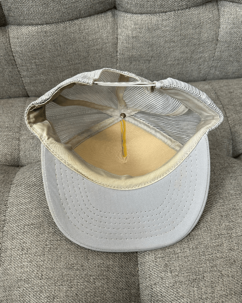 Vintage Vintage Ceeder Reunion Gold Leaf Gray Sam Jung Trucker Hat Size ONE SIZE - 6 Thumbnail