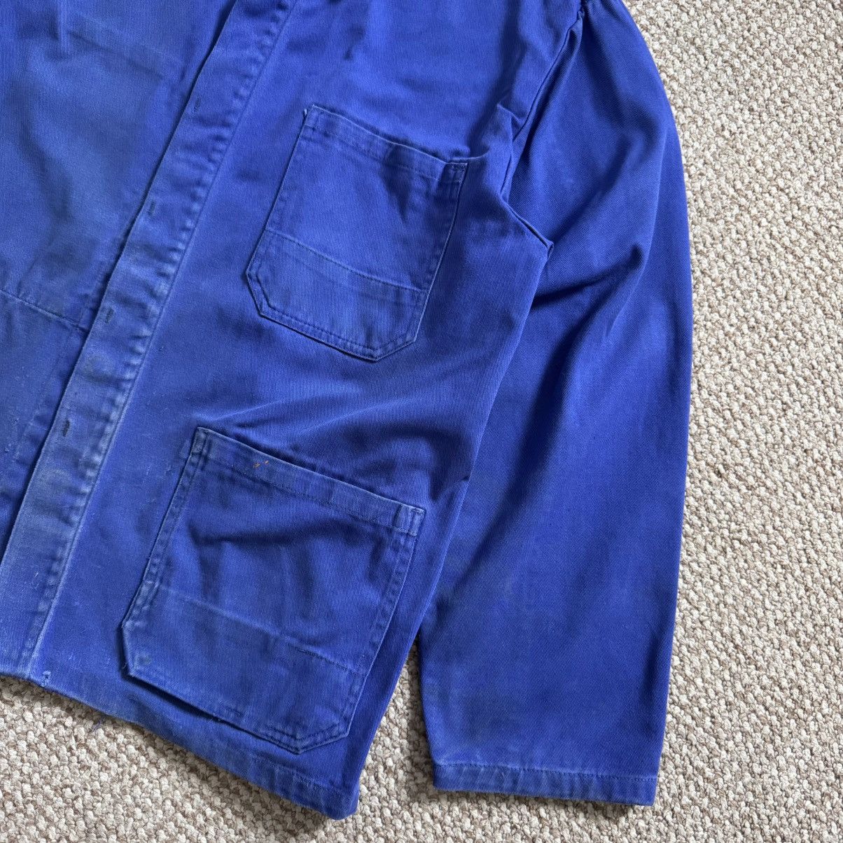 Le Laboureur French worn stained vintage faded works jacket Size US M / EU 48-50 / 2 - 7 Thumbnail