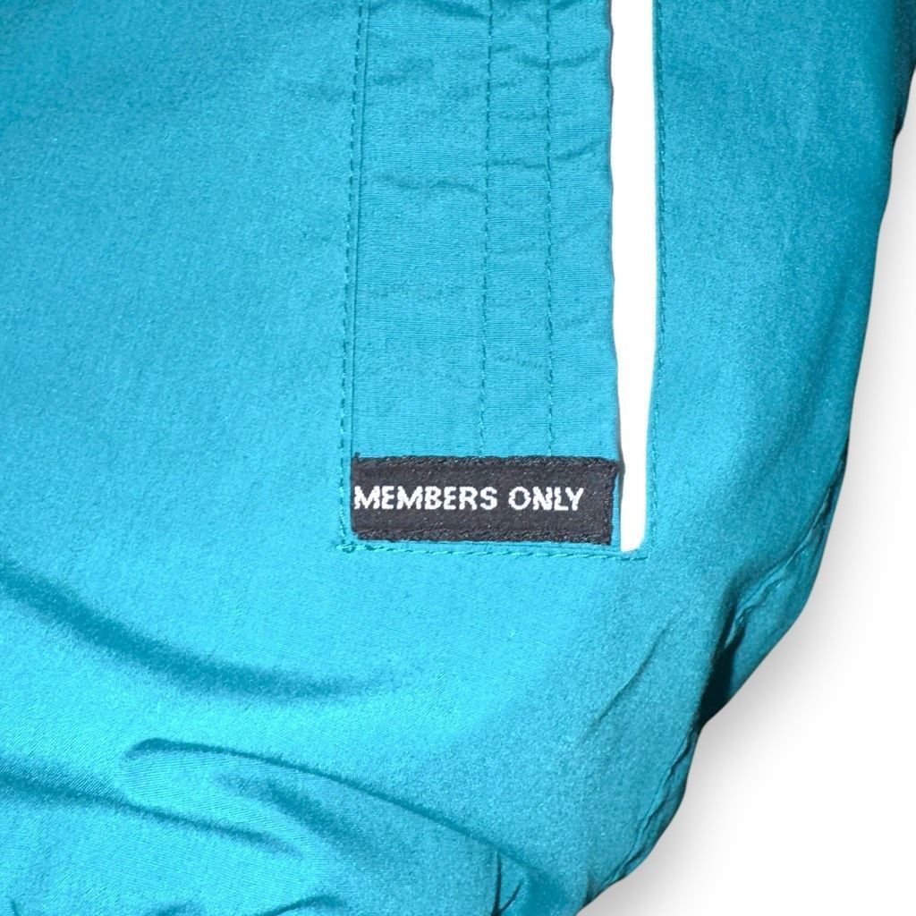 Members Only Members Only 90s Green Full Zip Bomber Jacket Sz L Size US L / EU 52-54 / 3 - 6 Thumbnail