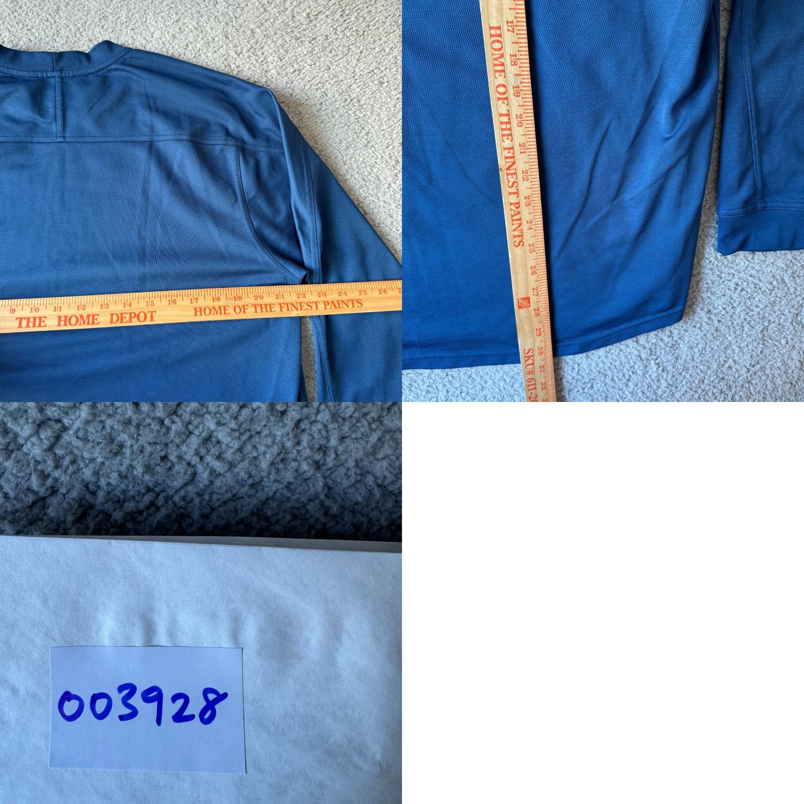Nike Nike Shirt Mens Large Blue Athletic Top Pullover Swoosh Long Sleeve Train Size US L / EU 52-54 / 3 - 8 Thumbnail