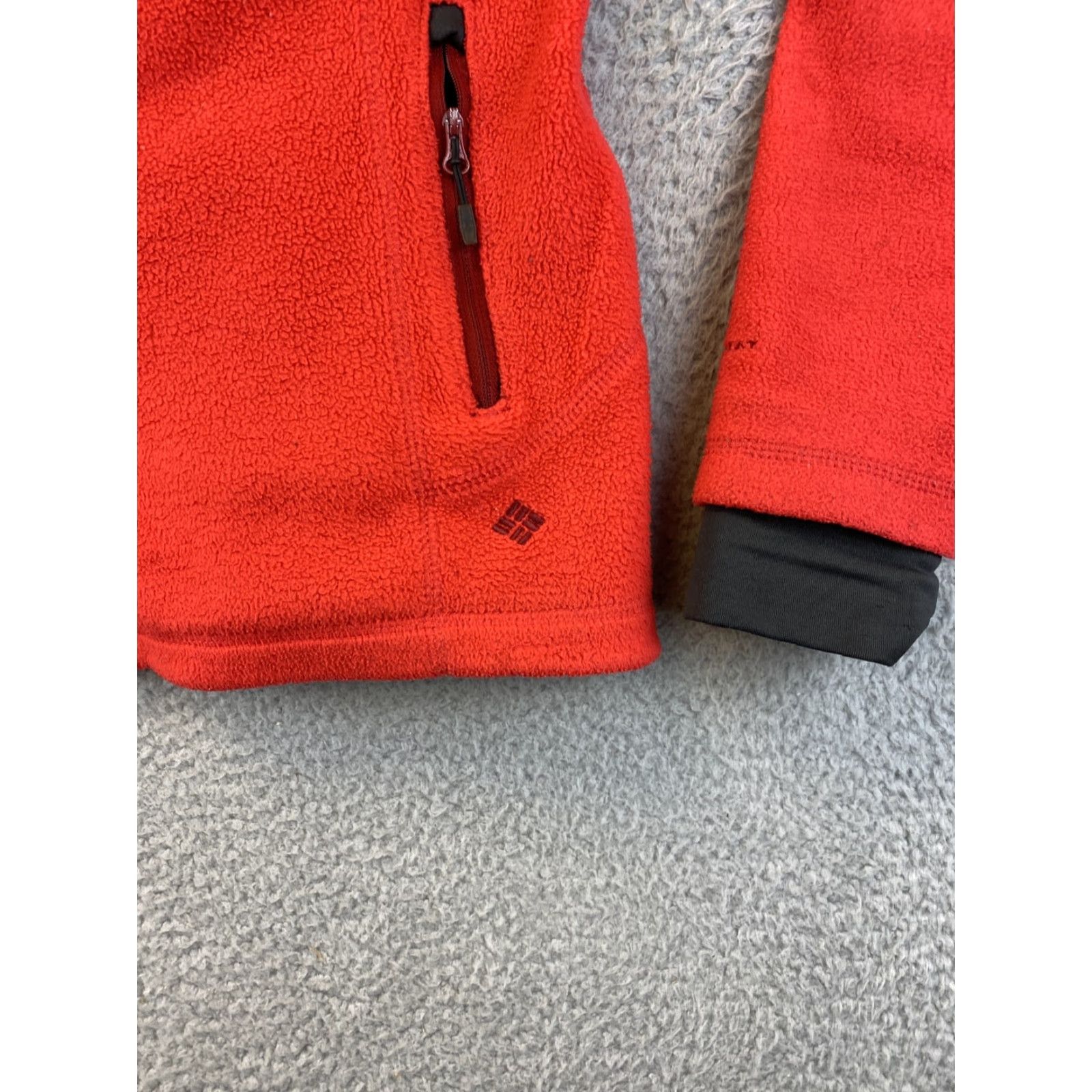 Vintage Columbia Fleece Jacket Womens L Red Full Zip Sweatshirt Zip Pockets / 77-12 Size L / US 10 / IT 46 - 2 Thumbnail