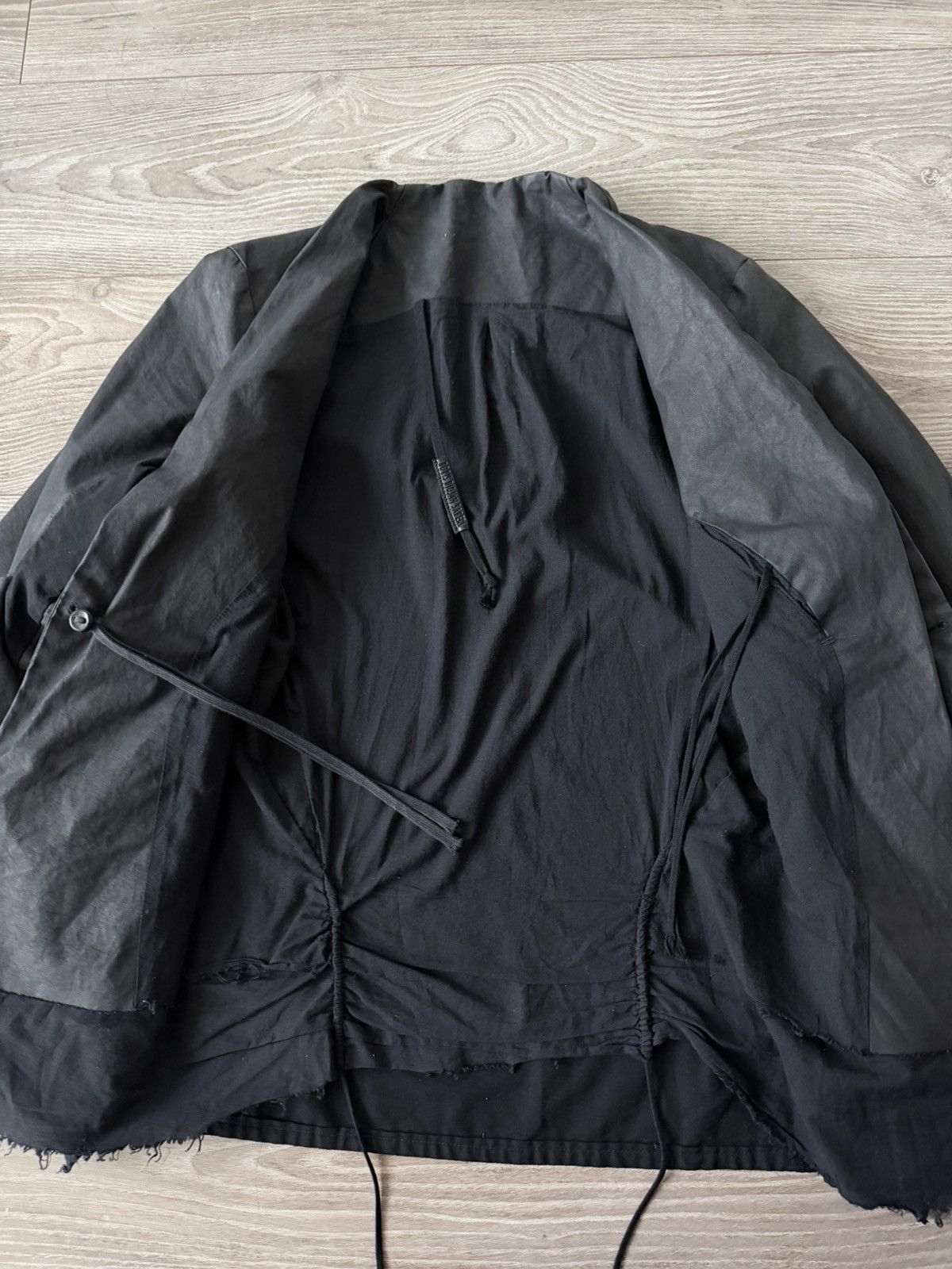 Boris Bidjan Saberi Boris Bidjan Saberi AW09-10 JP2 Waxed Perforated Lamb JCKT Size US M / EU 48-50 / 2 - 16 Thumbnail