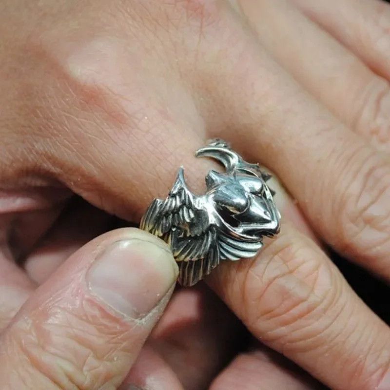 Other Vintage Angel Wings Ring Size ONE SIZE - 5 Thumbnail
