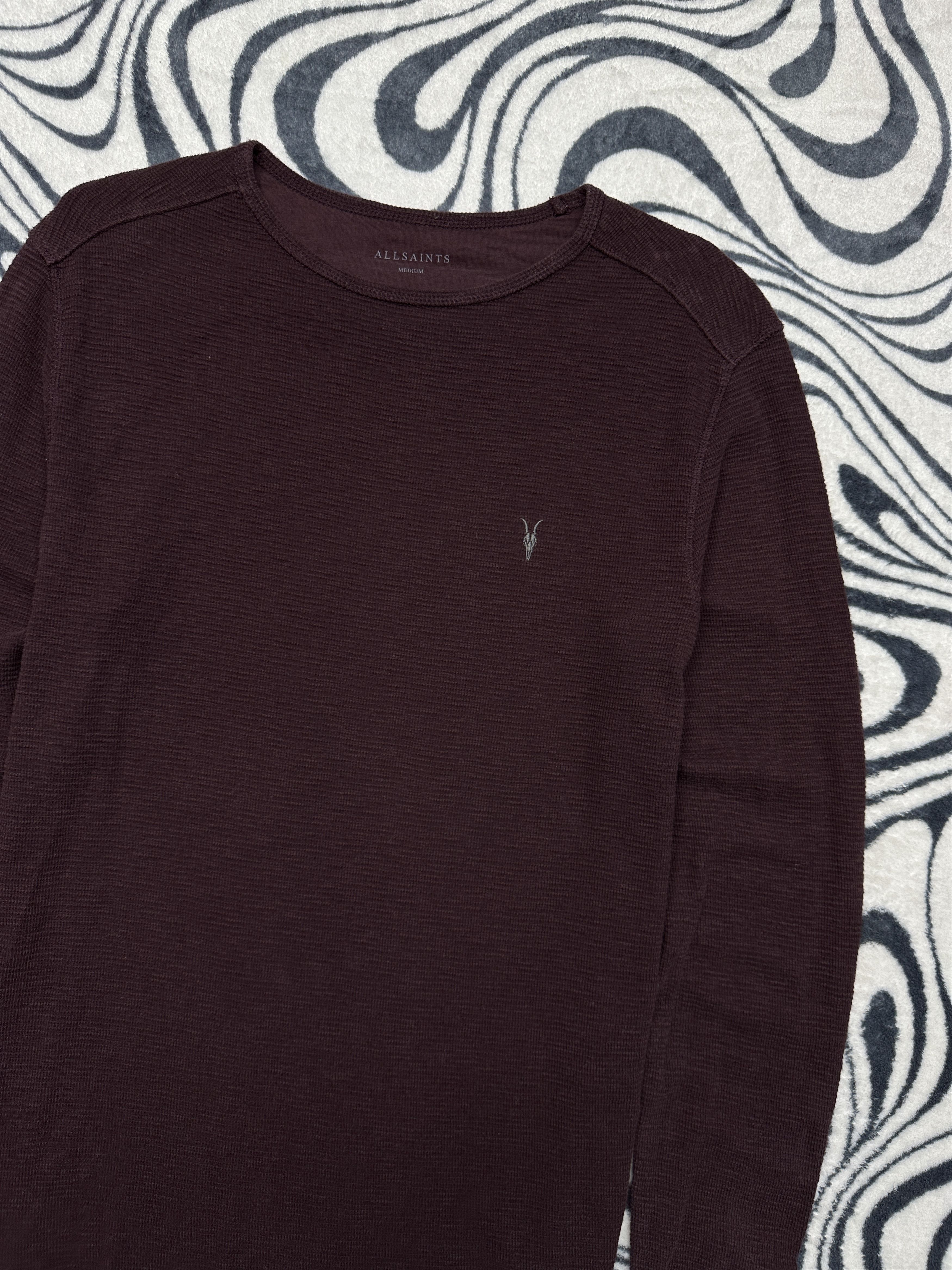 Allsaints Allsaints Mens Clash Crew Neck Sweater Size US M / EU 48-50 / 2 - 2 Thumbnail