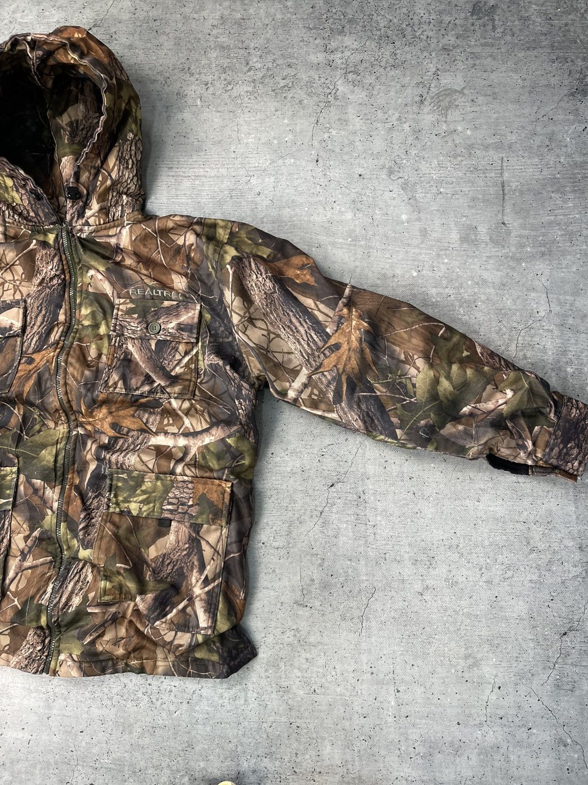 Realtree Crazy Y2K Vintage Camo Realtree Army Military jacket Size US L / EU 52-54 / 3 - 5 Thumbnail