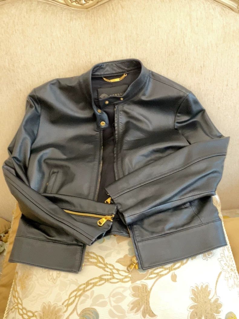 Versace Versace Lambskin Leather Jacket - dmc Size US M / EU 48-50 / 2 - 1 Thumbnail