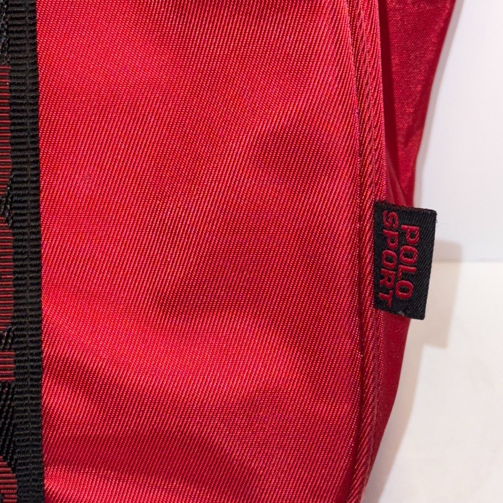 Polo Ralph Lauren Vintage Red POLO Sport RALPH LAUREN Tote Bag 90s Y2K 2000 Size ONE SIZE - 5 Thumbnail