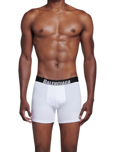 Balenciaga o1bcso1str1024 Size: S / Boxer Briefs in White/Black Size ONE SIZE - 2 Thumbnail