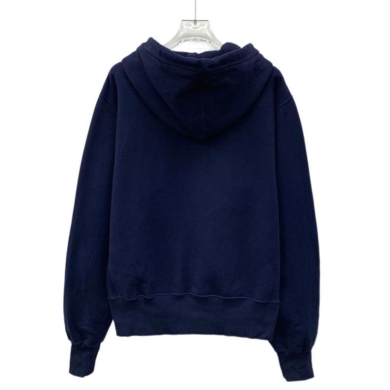 Saint Laurent Paris Saint Laurent Paris Dark blue logo embroidered cotton hood Size US S / EU 44-46 / 1 - 2 Thumbnail