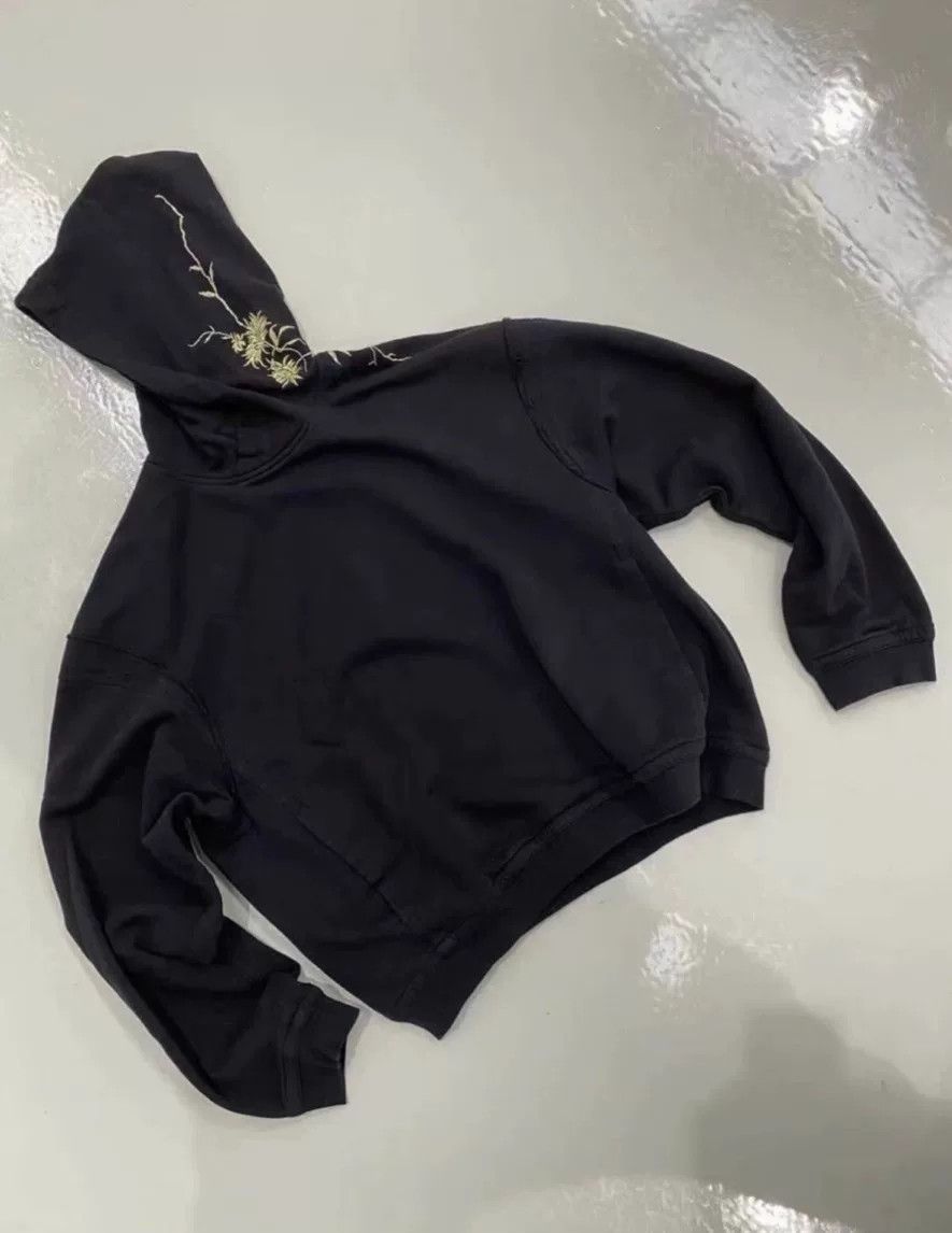 Haider Ackermann Haider Ackermann Embroidered Black Hoodie Size XXS / US 00 / IT 34 - 1 Thumbnail