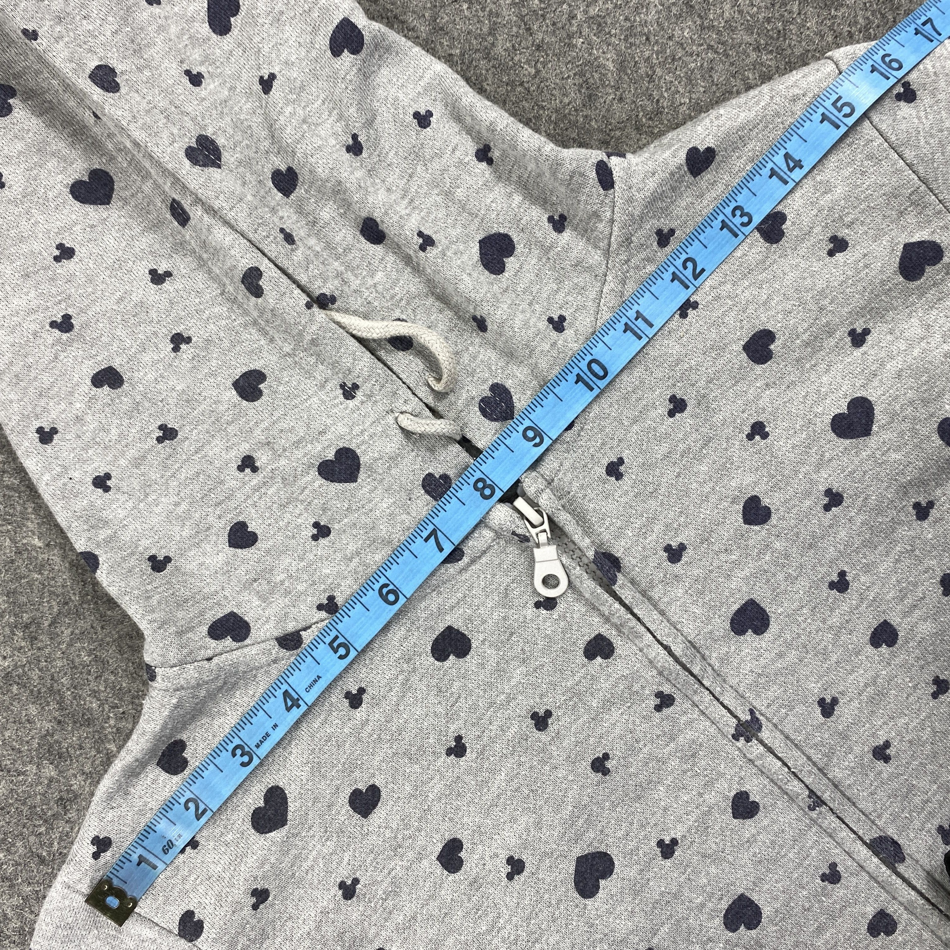 Disney Vintage Disney x Mickey Mouse Zipper Hoodie - SW0131 Size XS / US 0-2 / IT 36-38 - 4 Thumbnail