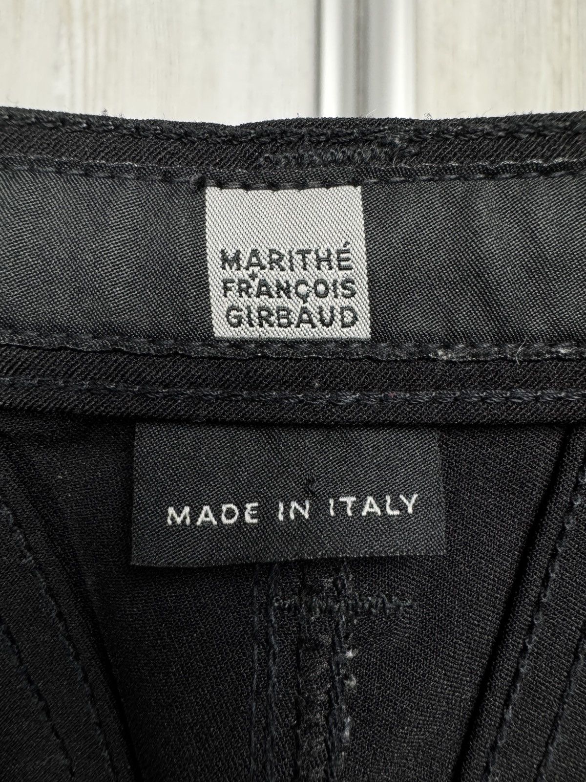 Marithe + Francois Girbaud Marithe Francois Girbaud black nylon stretch pants Size 27" / US 4 / IT 40 - 8 Thumbnail