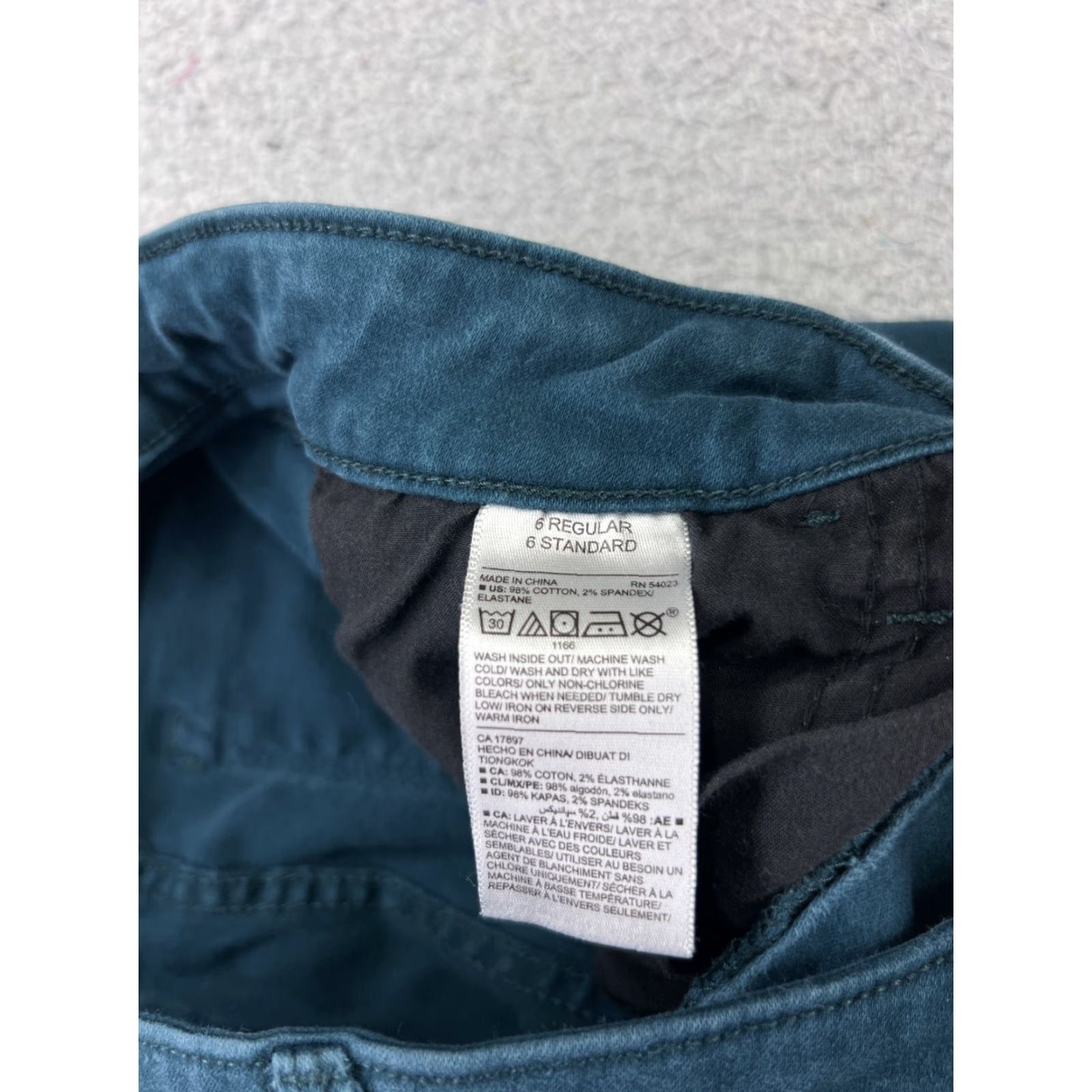 Old Navy VINTAGE Old Navy Pants Womens 6 Blue Denim Skinny Rocstar Mid Rise Cotton 26x26 Size 28" / US 6 / IT 42 - 7 Thumbnail