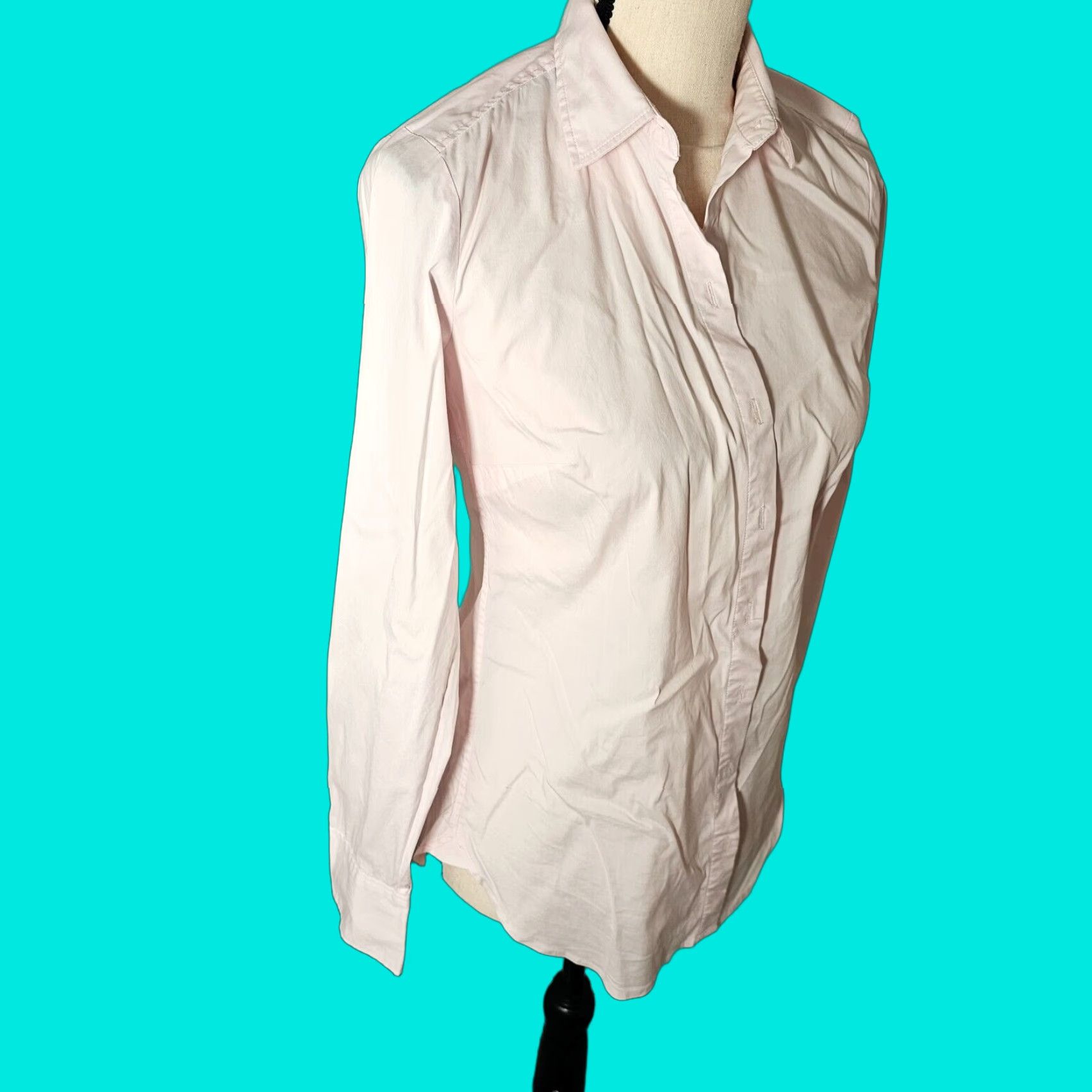 Vintage VINTAGE Taylor Button-Up Shirt Women’s Size 0 Long Sleeve Collared Pink Casual Formal Size XS / US 0-2 / IT 36-38 - 1 Thumbnail