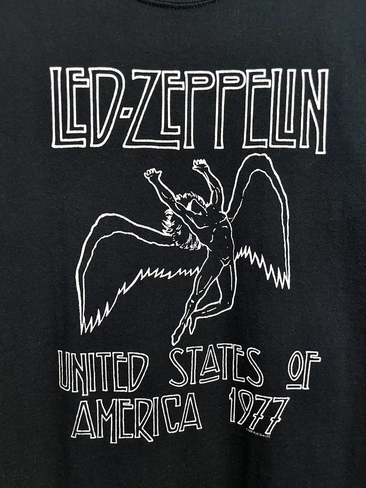 Band Tees Vintage 2000 Led Zeppelin United States Of America T-Shirt Size US M / EU 48-50 / 2 - 3 Thumbnail