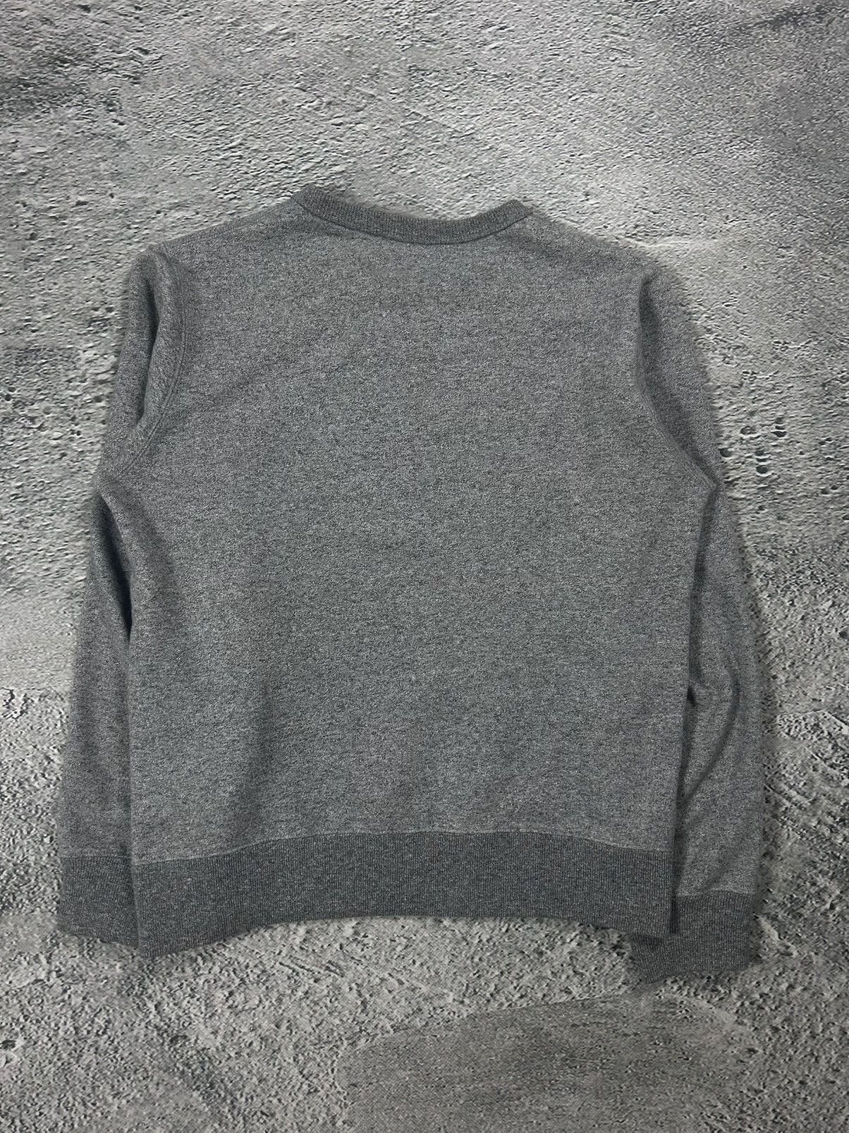 Bape Bape sweatshirt grey big logo spell out black Size US M / EU 48-50 / 2 - 7 Thumbnail
