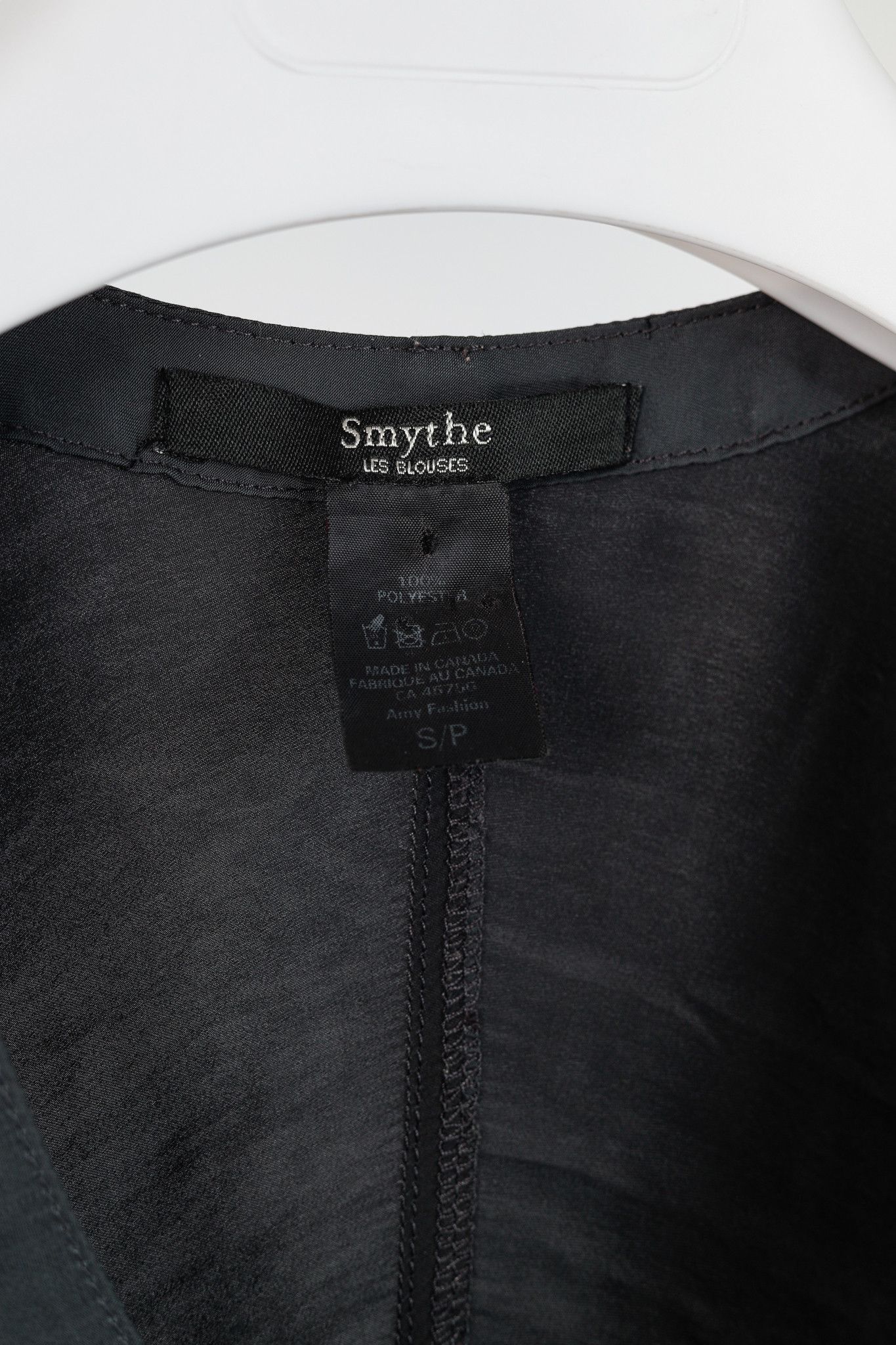 SMYTHE Smythe Grey Matte-Satin Pocket V-Neck Tunic Size S / US 4 / IT 40 - 4 Thumbnail