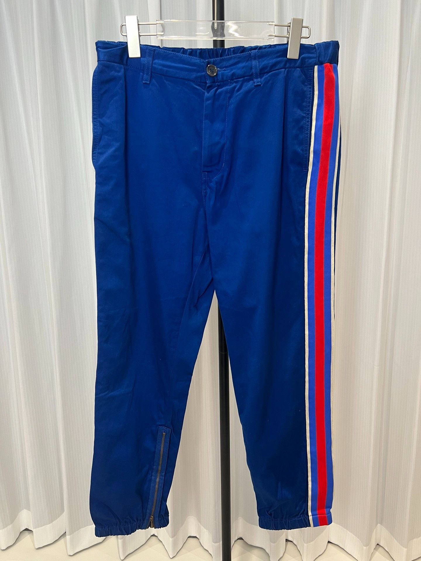 Gucci Gucci Gucci classic striped small logo casual pants Size US 32 / EU 48 - 1 Thumbnail