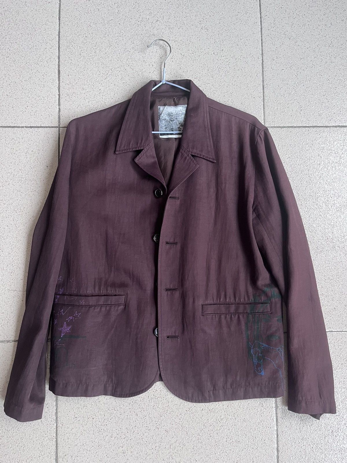 Undercover Undercover A/W 2001 D.A.V.F Blazer Size M / US 6-8 / IT 42-44 - 1 Thumbnail