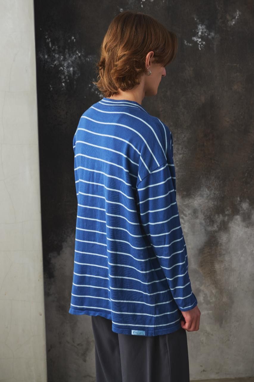 Porter Classic Porter Classic CLASSIC BORDER MOCK NECK LONG SLEEVE SHIRT Size US L / EU 52-54 / 3 - 6 Thumbnail