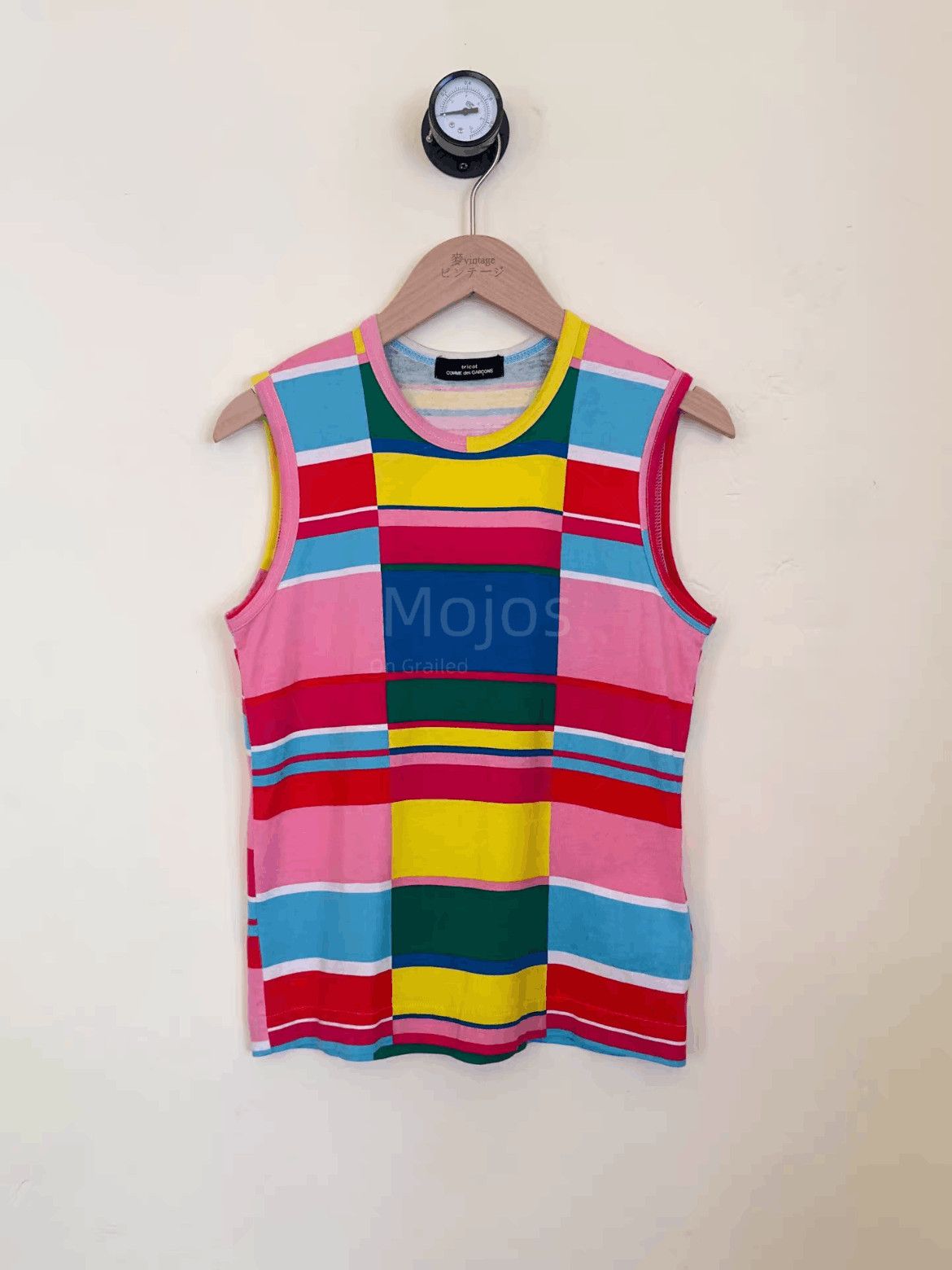 Comme des Garcons Sz F Comme Des Garcons Tricot 01SS Color Joint Tank Top-250 Size US M / EU 48-50 / 2 - 1 Thumbnail