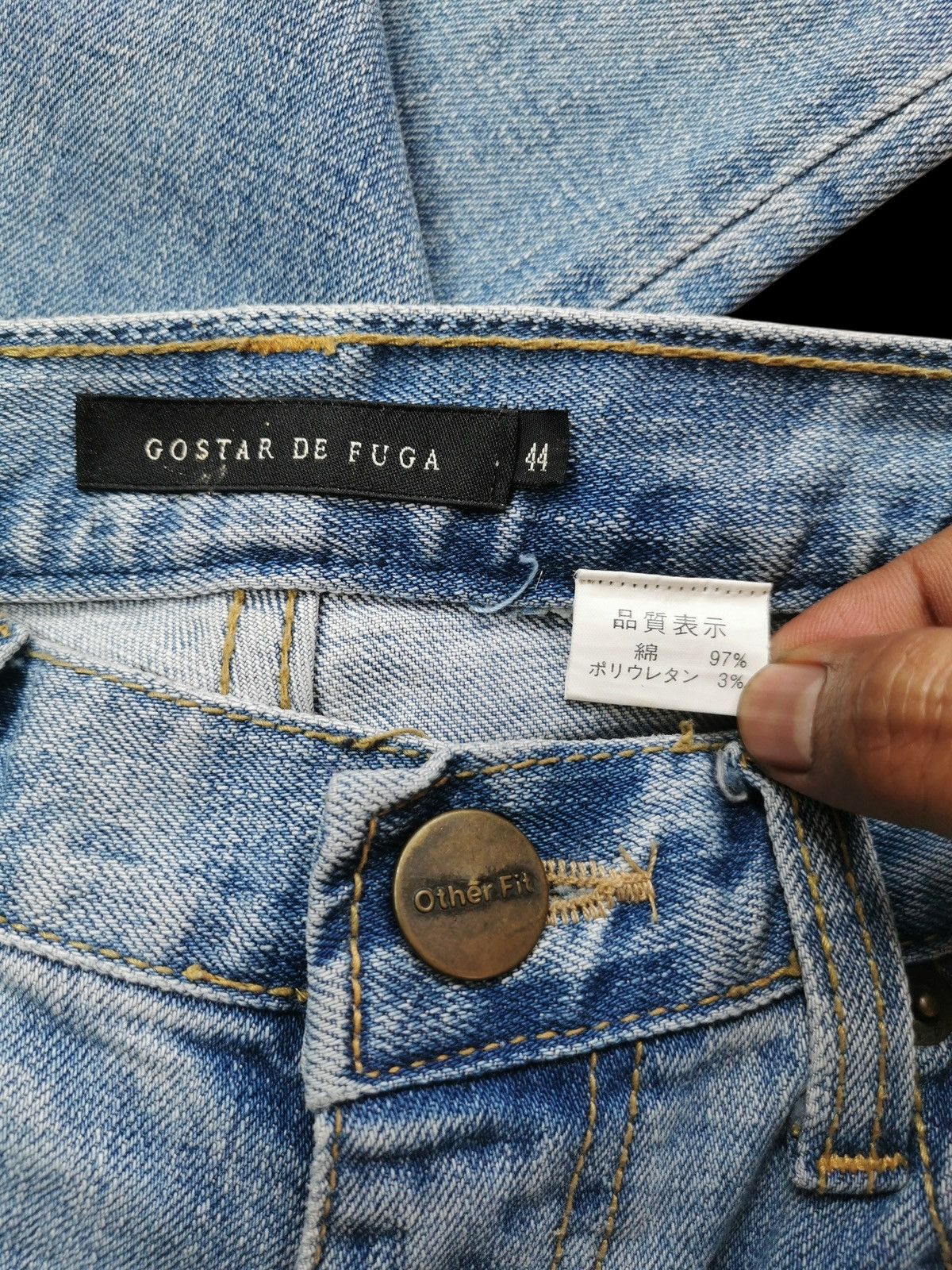 GOSTAR DE FUGA Go Star de Fuga Distressed Skinny Jeans - Size 44 (W32) Size US 32 / EU 48 - 11 Thumbnail