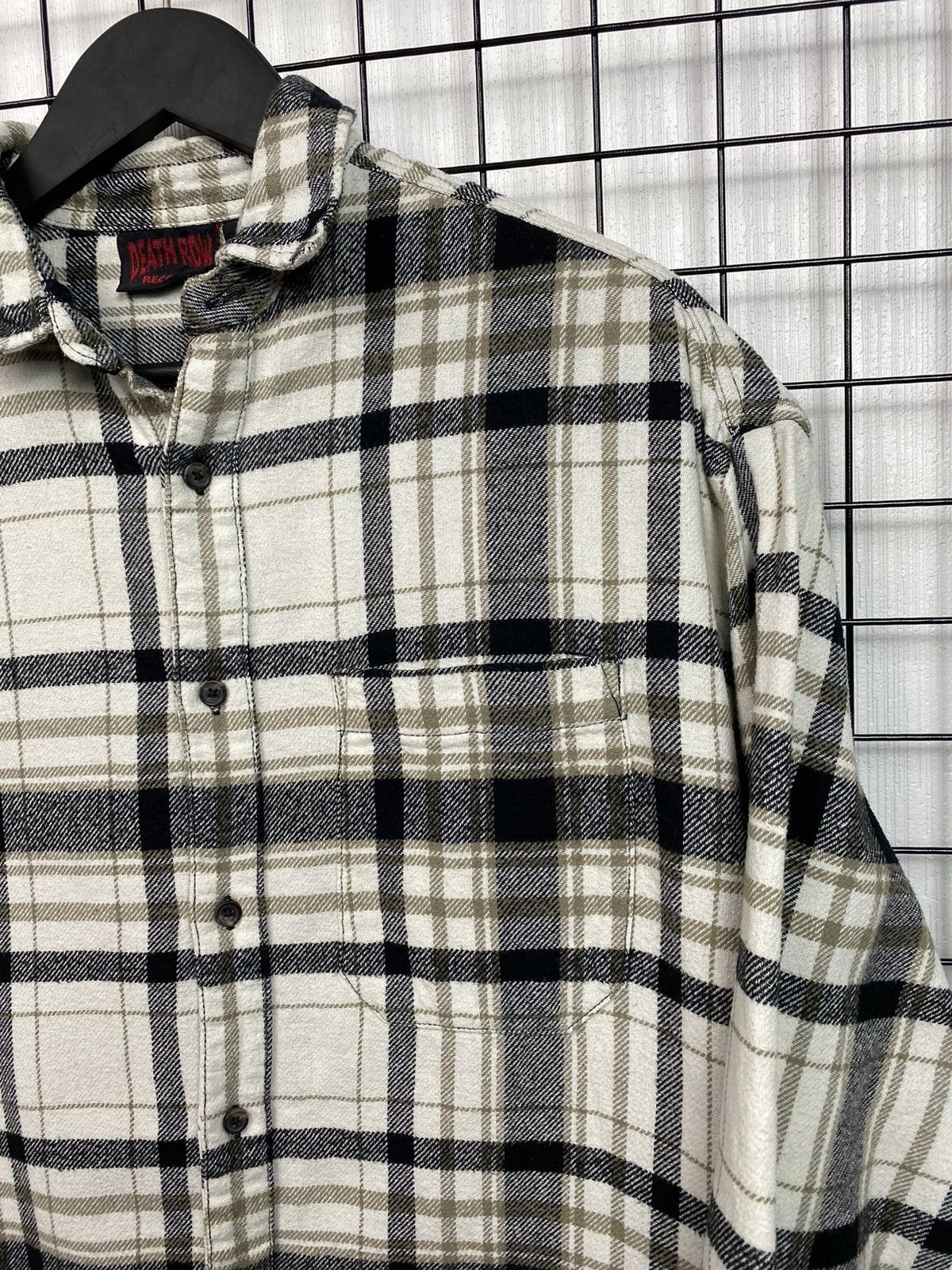 Other Death Row Records flannel shirt M size men big logo Size US M / EU 48-50 / 2 - 9 Thumbnail