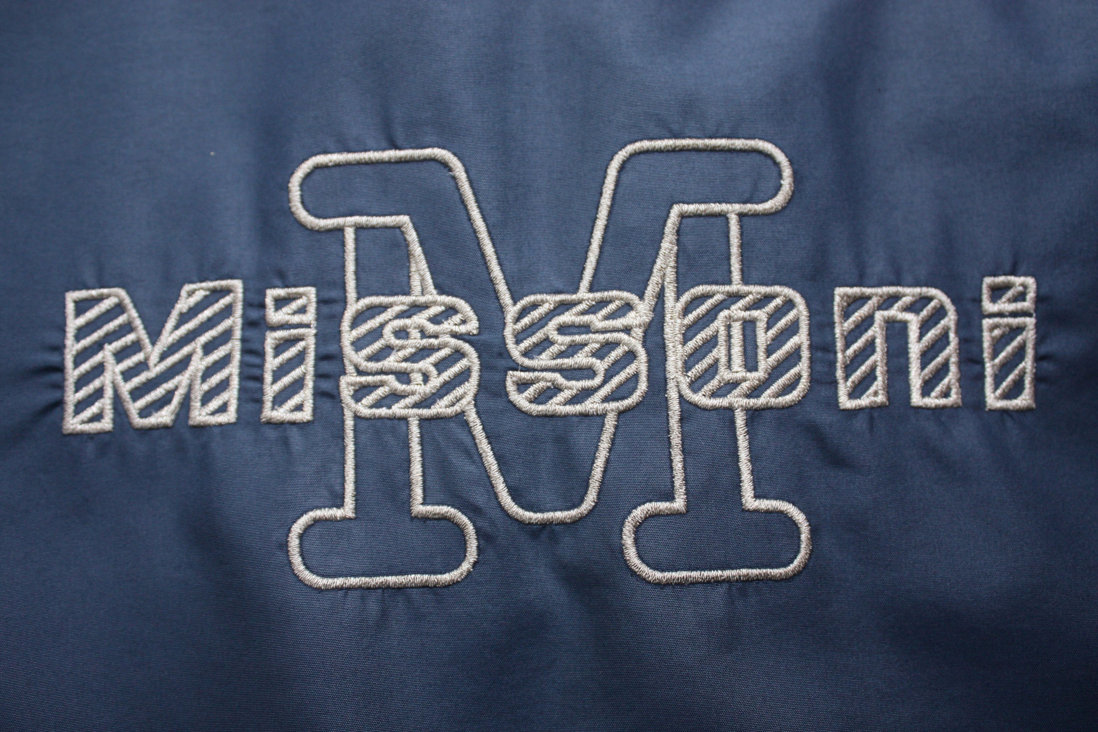 Missoni Missoni Vintage Logo Navy Windbreaker Jacket Men's Size US L / EU 52-54 / 3 - 5 Thumbnail