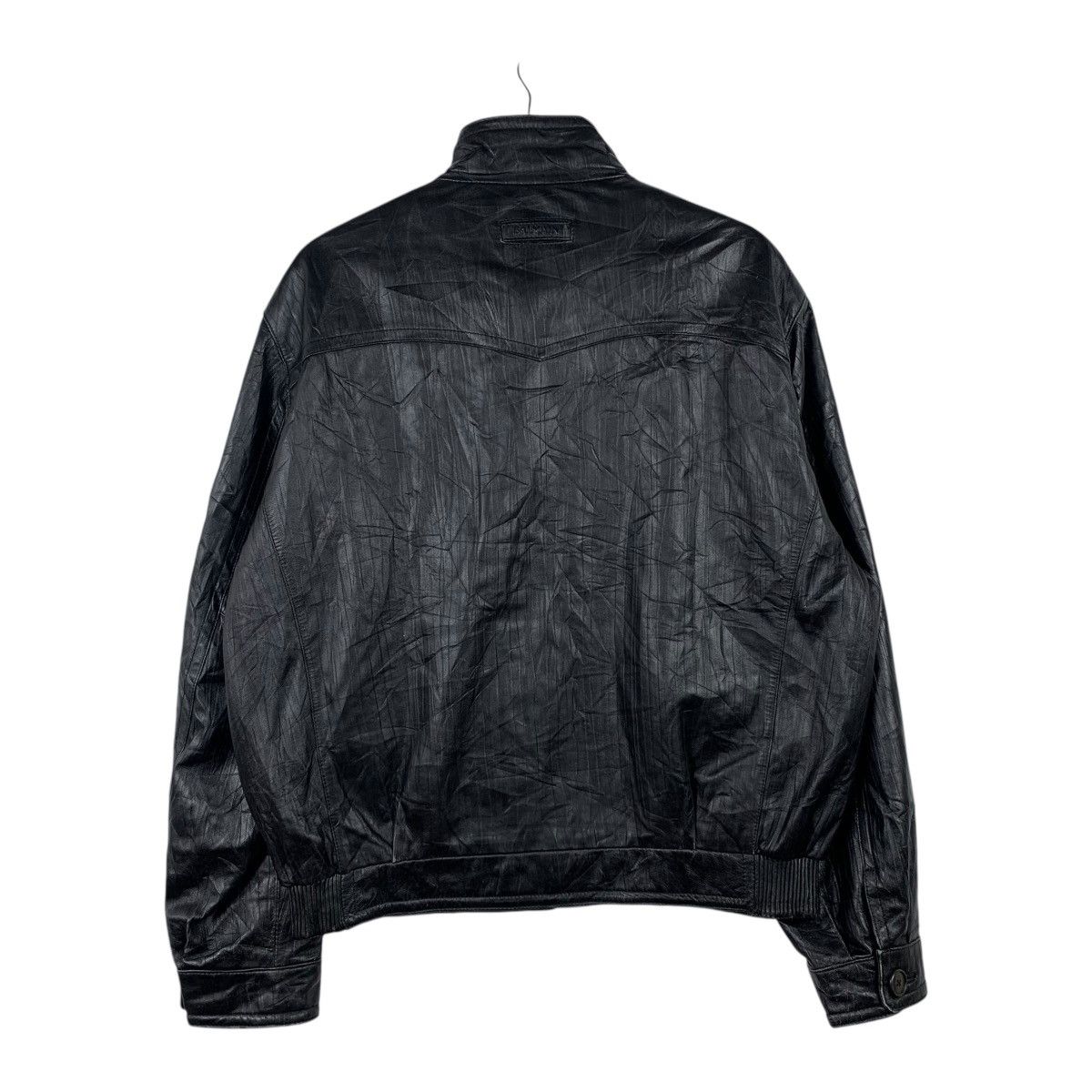 Balmain BALMAIN Paris Luxury Fashion Designer Leather Bomber Jacket Size US XL / EU 56 / 4 - 2 Thumbnail