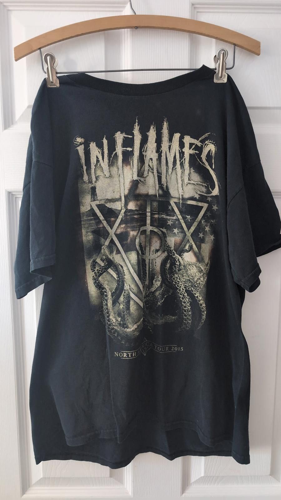 Gildan In Flames North America Tour 2015 T-Shirt Gildan Metal Large Size US L / EU 52-54 / 3 - 1 Thumbnail