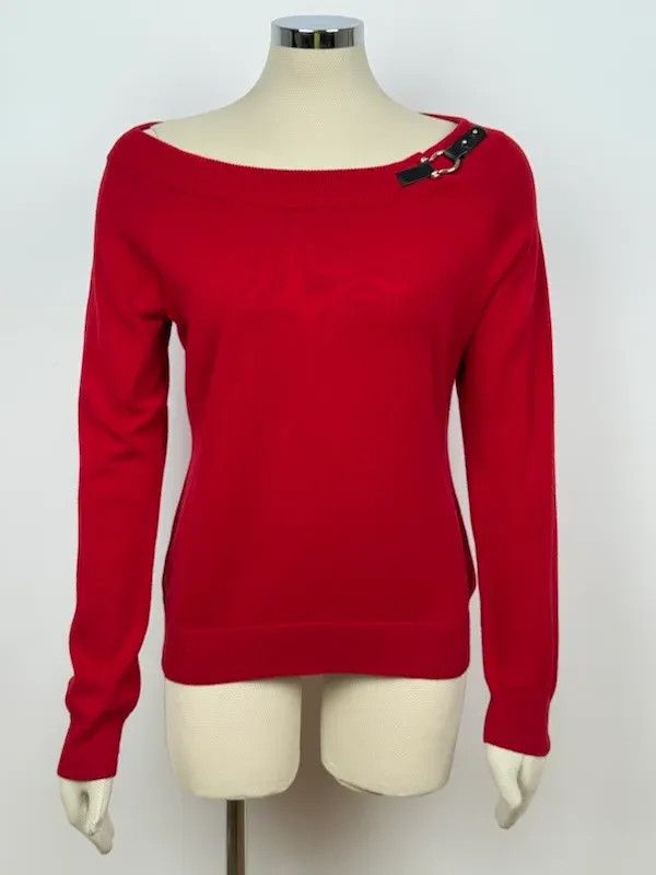 Lauren Ralph Lauren Maglione Ralph Lauren Rosso Donna Taglia L Size L / US 10 / IT 46 - 1 Thumbnail