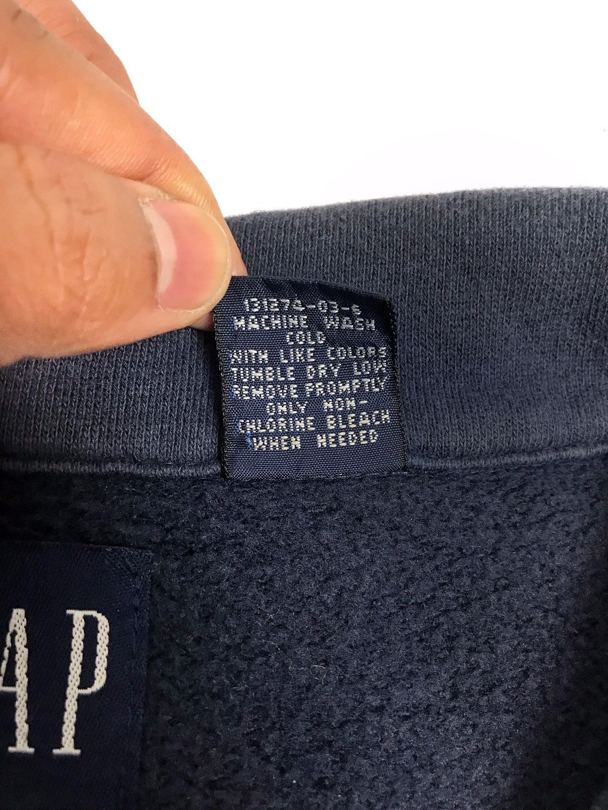 Gap × Vintage Y2K GAP Athletic Big Embroidery Logo Vintage Halfzip Sweater Size US XL / EU 56 / 4 - 4 Thumbnail