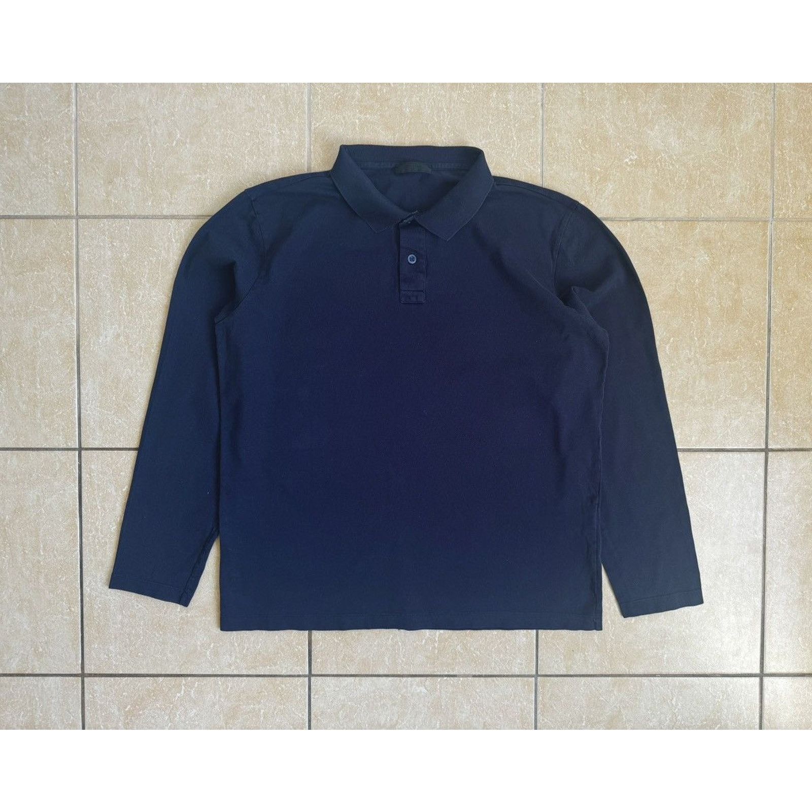Prada Prada Linea Rossa Longsleeve Polo Shirt Size US L / EU 52-54 / 3 - 1 Thumbnail
