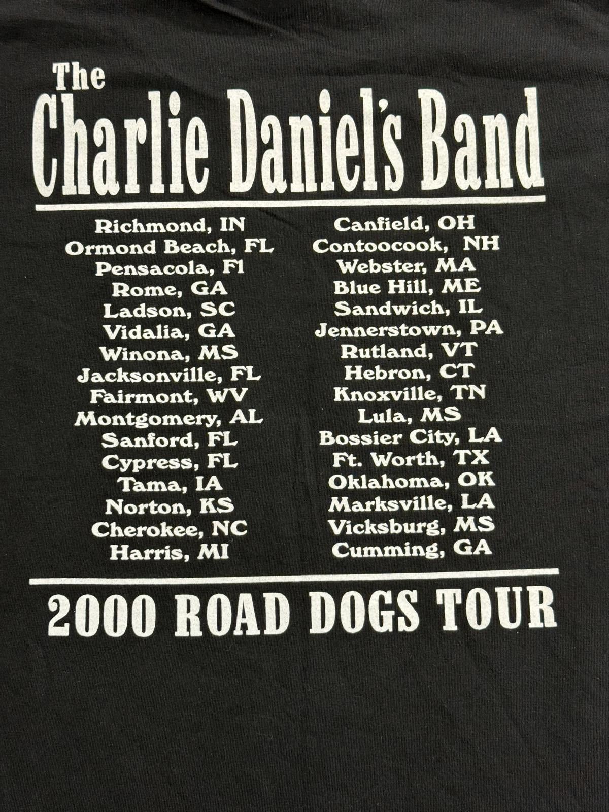 Gildan VTG Charlie Daniels Band T-shirt 2000 Tour Whiskey Tee L Size US L / EU 52-54 / 3 - 5 Thumbnail